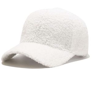 316. White Teddy Baseball Hat NWT